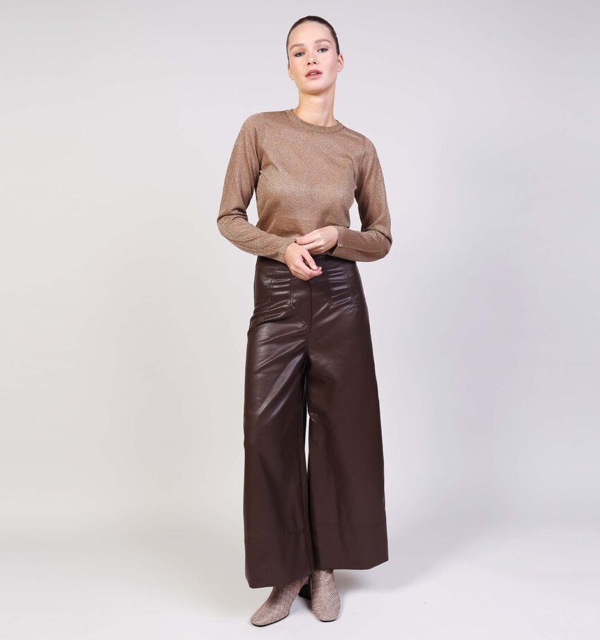 Orfeo Olivie Pantalon en Marron