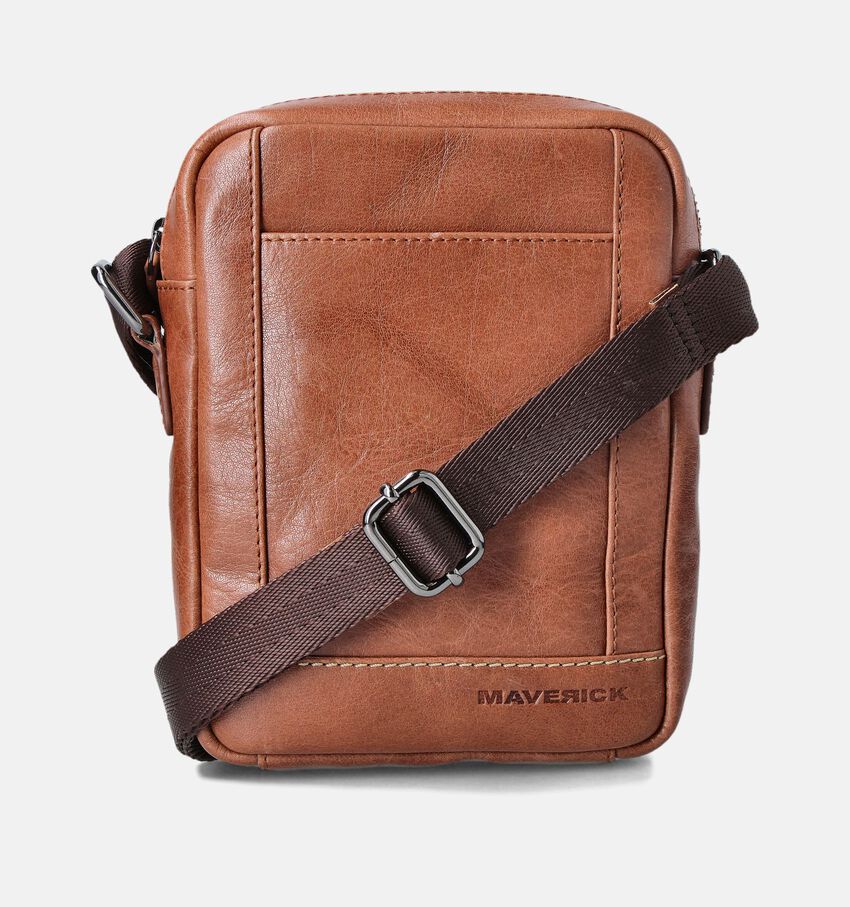 Maverick Cognac Schoudertas