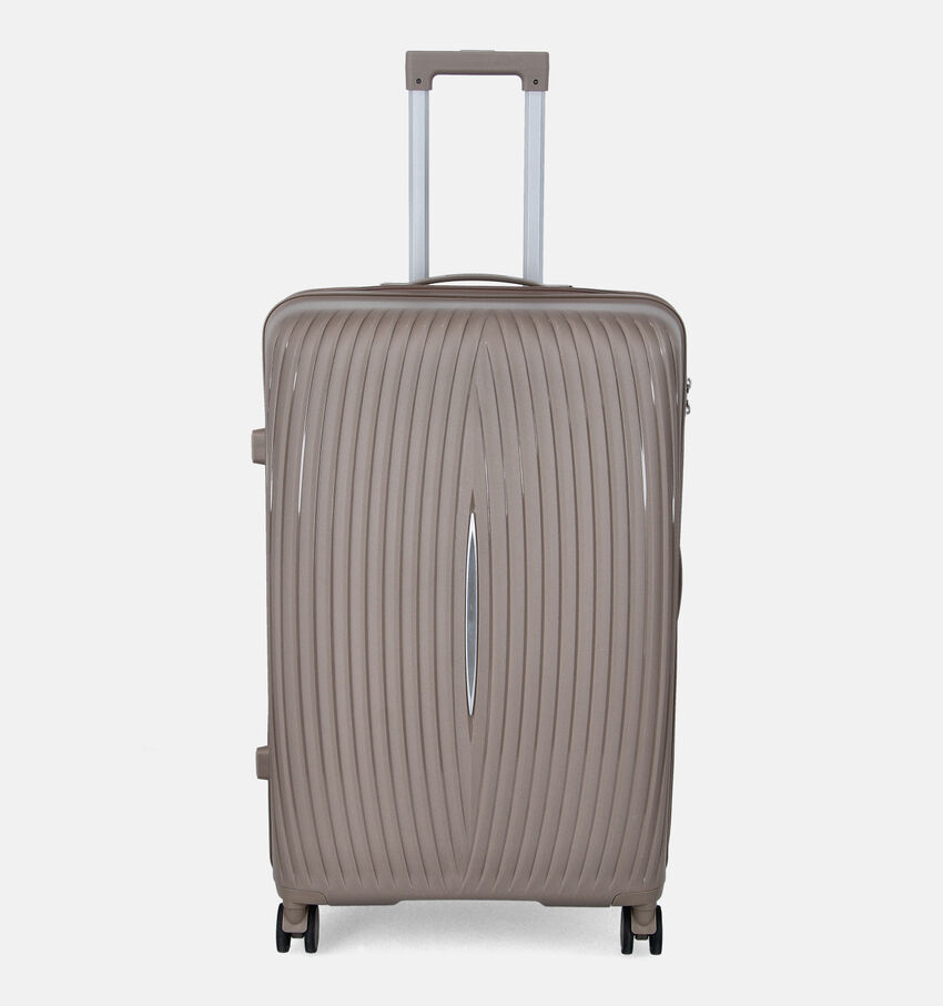 Love To Travel Taupe Large Reiskoffer