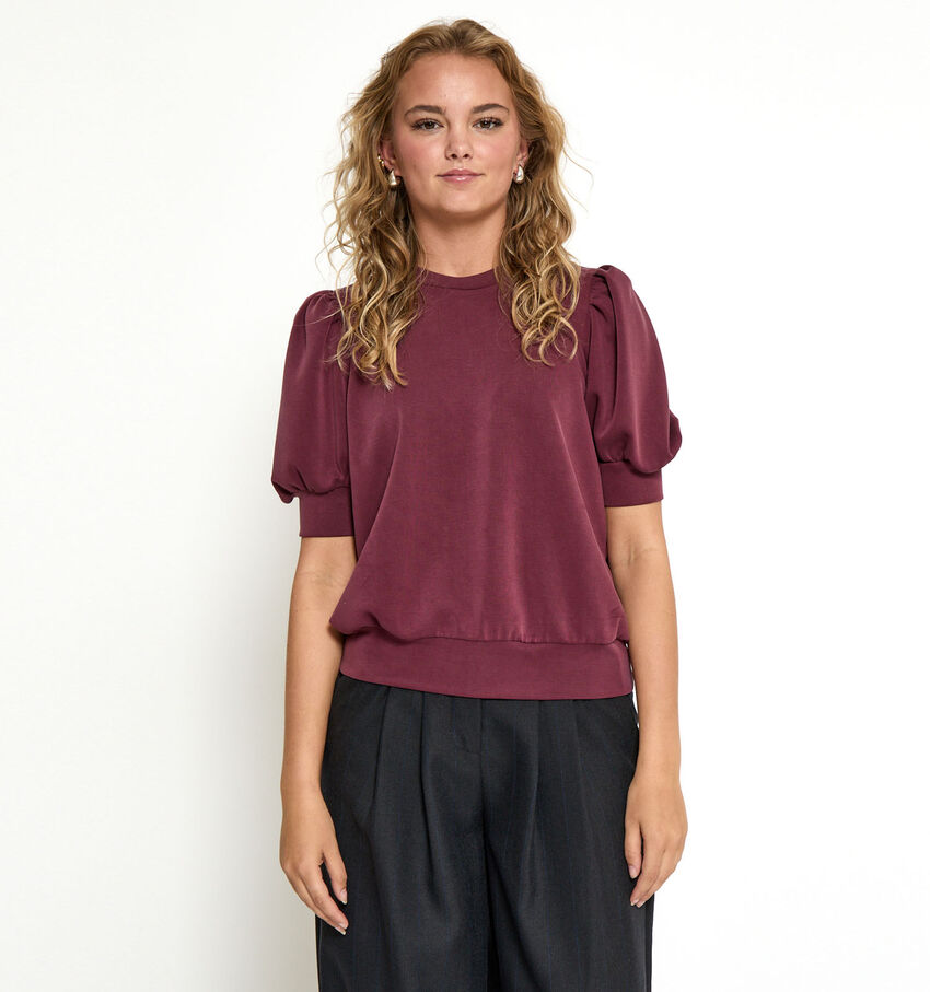 Minus Livana Bordeaux T-shirt