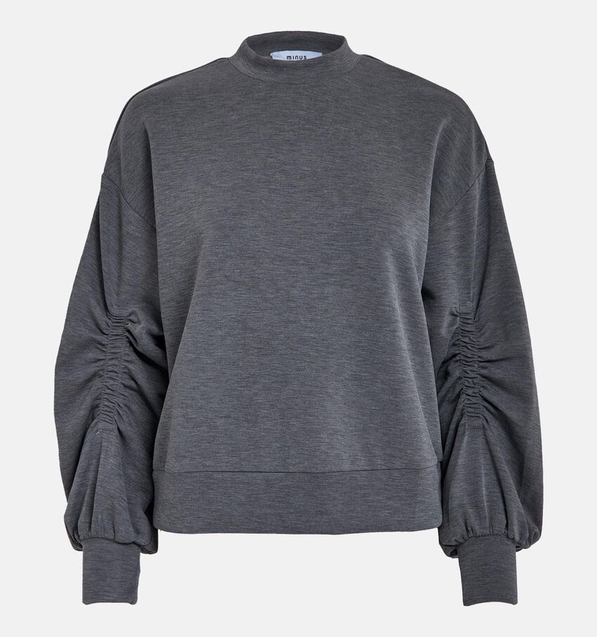 Minus Sabi Donkergrijze Sweater