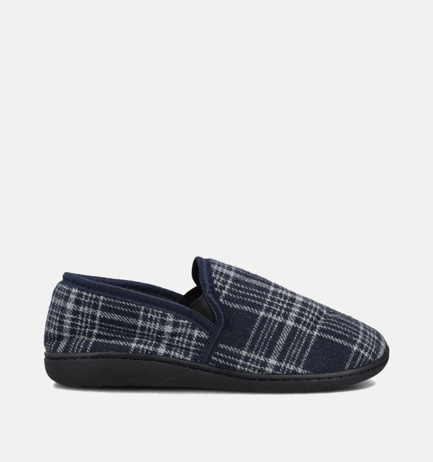 Torfs Home Blauwe Geruite Pantoffels