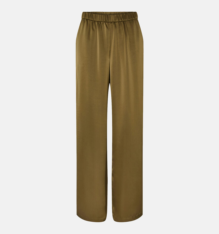 Pieces Ronja Kaki Broek