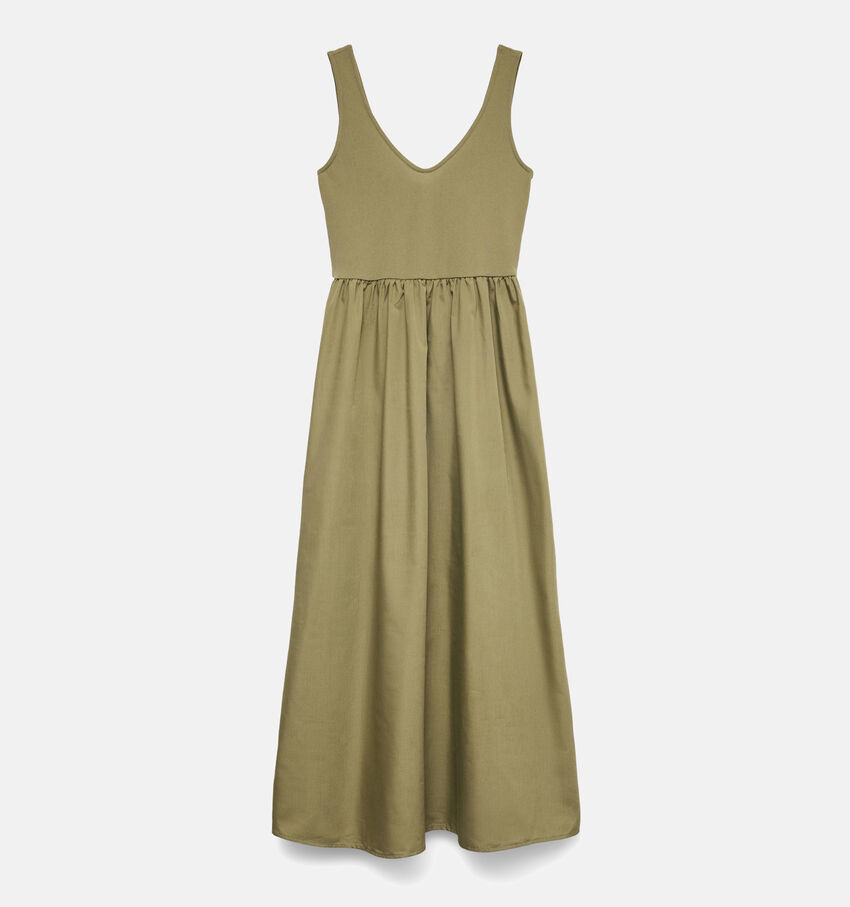 Vero Moda Vmvally Kaki Kleedje