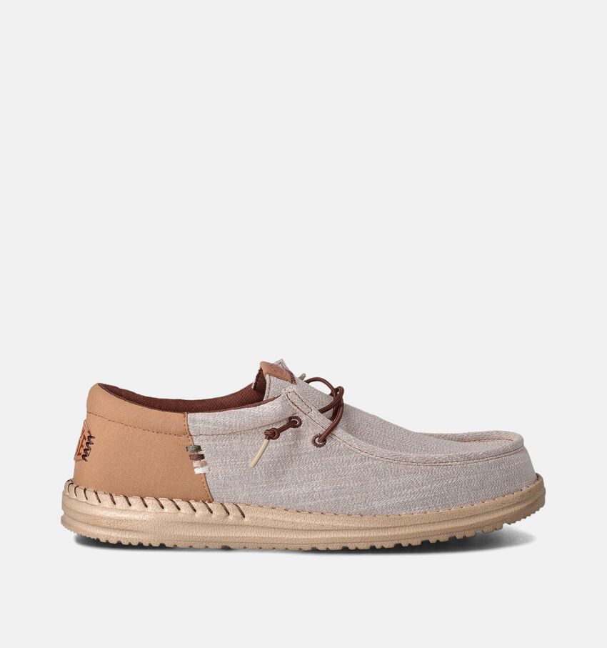 HEYDUDE Wally Funk Nylon Craft Bruine Mocassins