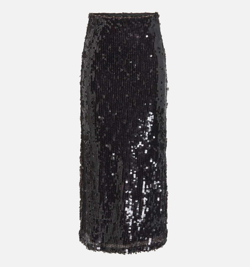 JDY Cathy Sequins Lange Bordeaux Rok