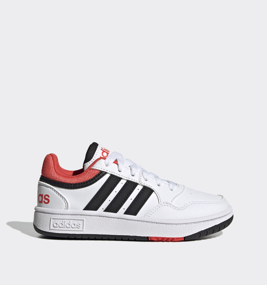 adidas Hoops 3.0 Witte/Zwarte Sneakers