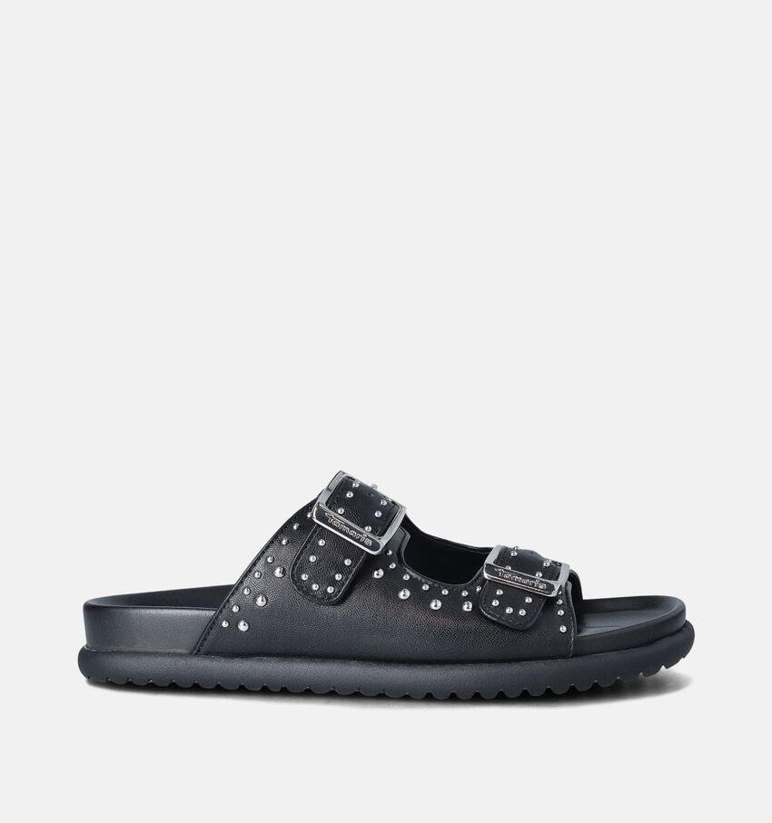 Tamaris Nu-pieds plates en Noir