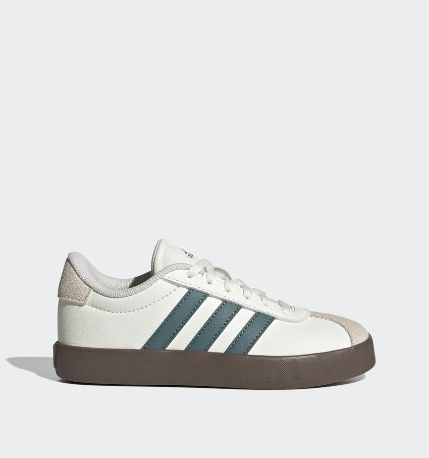 adidas VL Court 3.0 Witte/Groene Sneakers