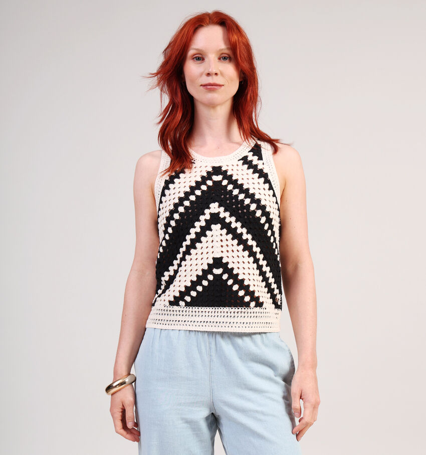 Mexx Knit Beige/Zwart Topje