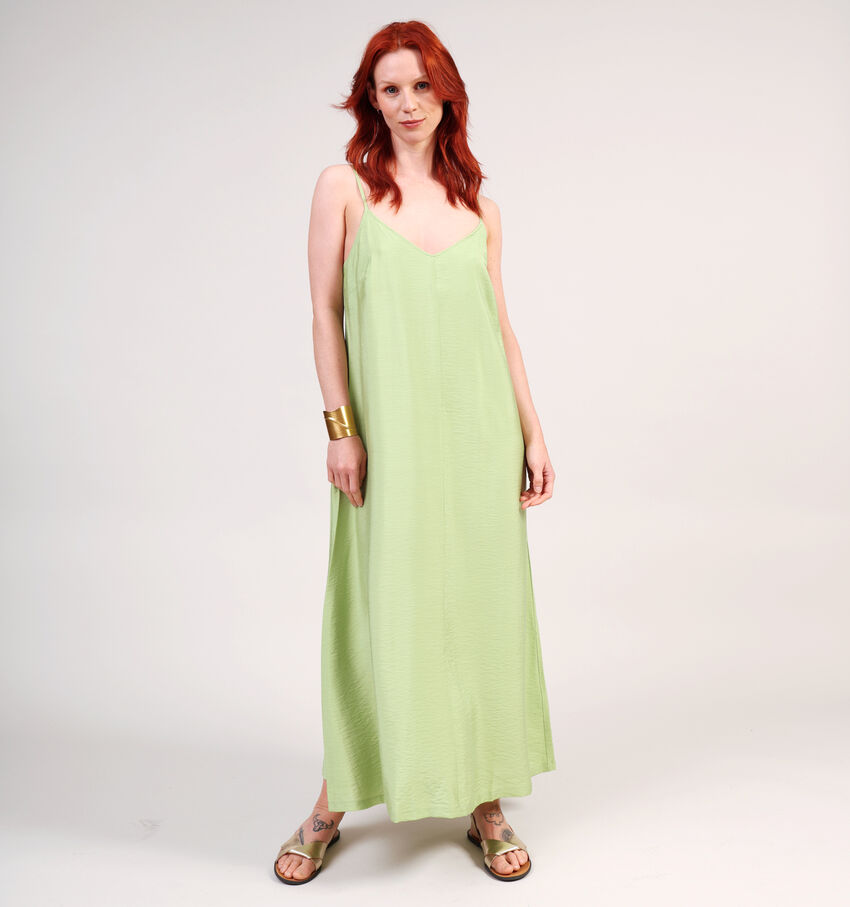 Mexx Hammered Slip Dress Groen Kleedje