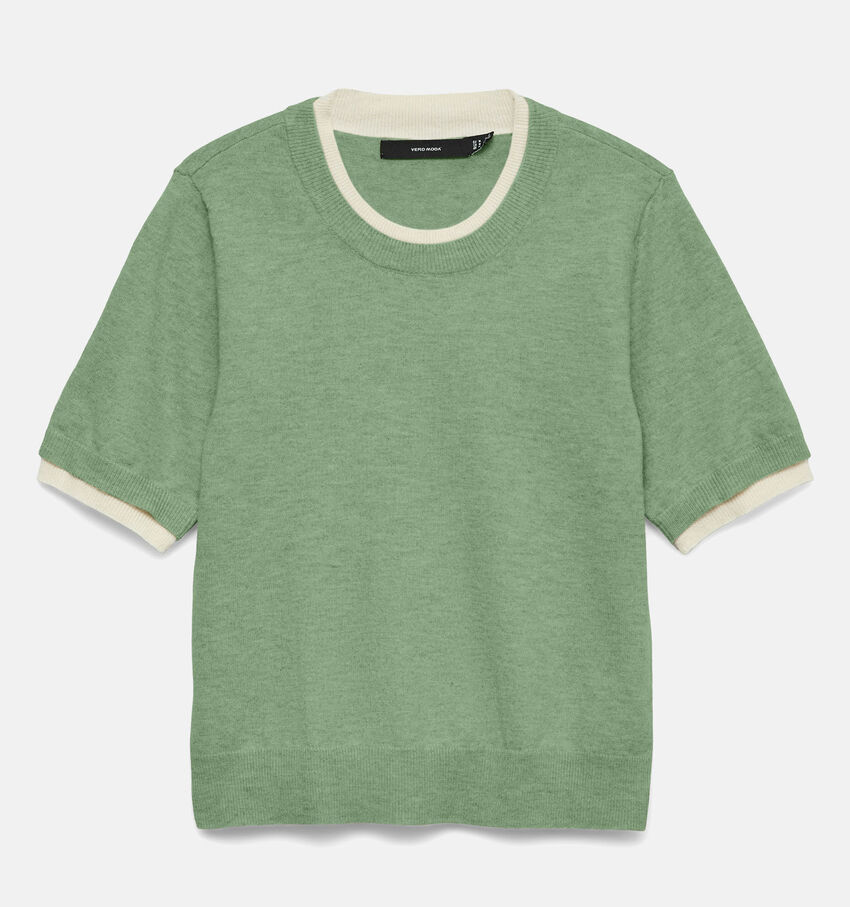 Vero Moda Wonderful Groen Truitje met Korte Mouwen