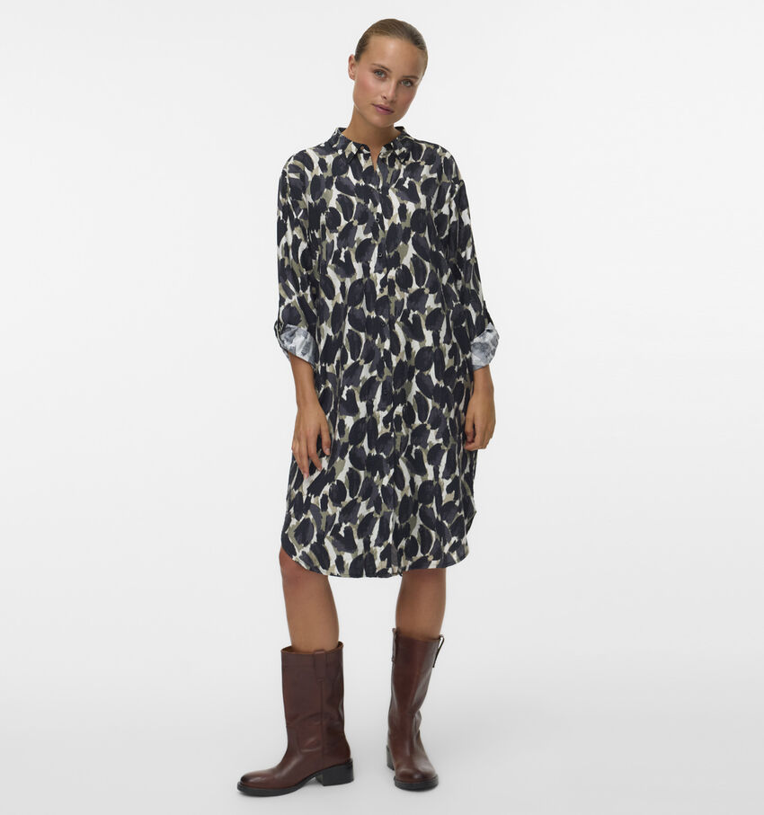 Vero Moda Fanine Robe Chemise en Noir