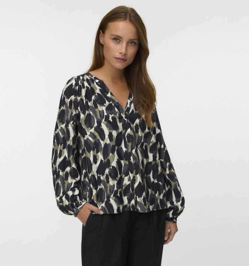 Vero Moda Fanine Zwarte Blouse