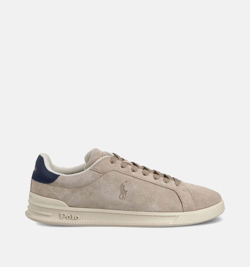 Polo Ralph Lauren HRT Court II Beige Veterschoenen