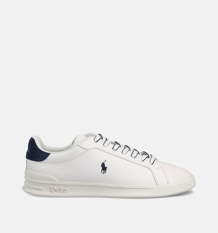 Polo Ralph Lauren Court II Witte Veterschoenen