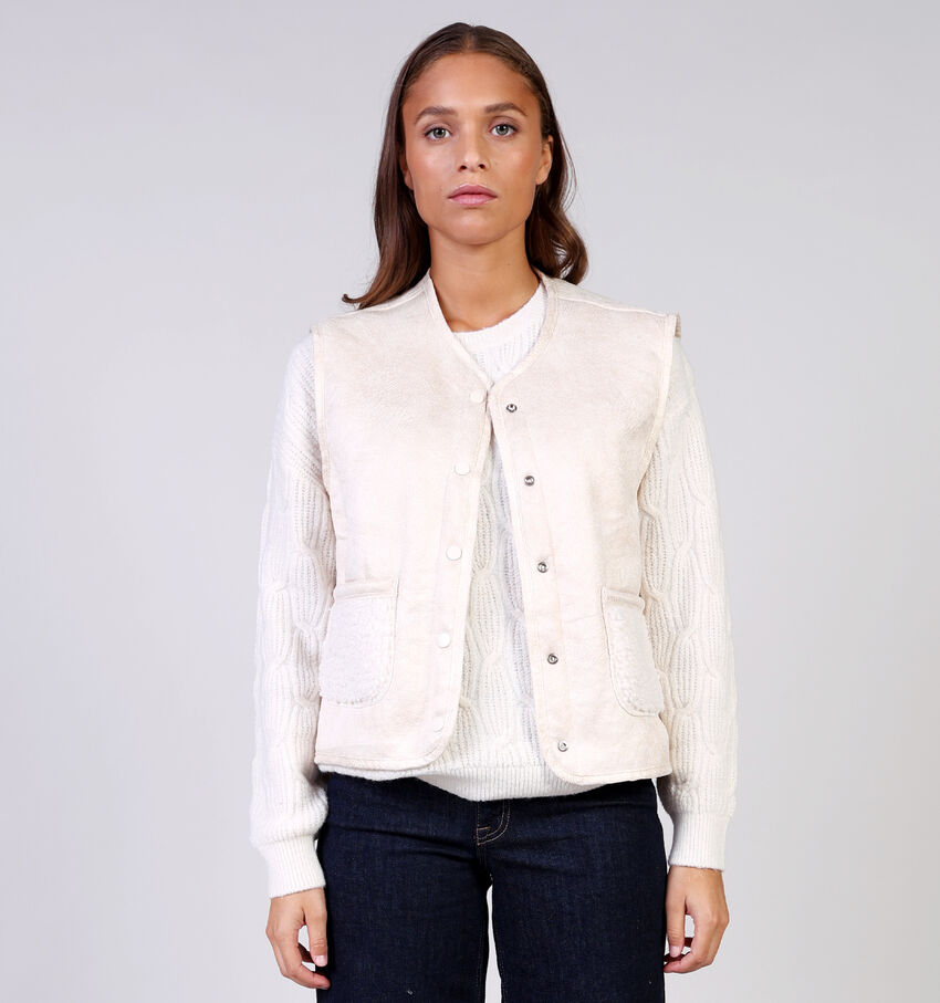 Laurent David Ecru Bodywarmer