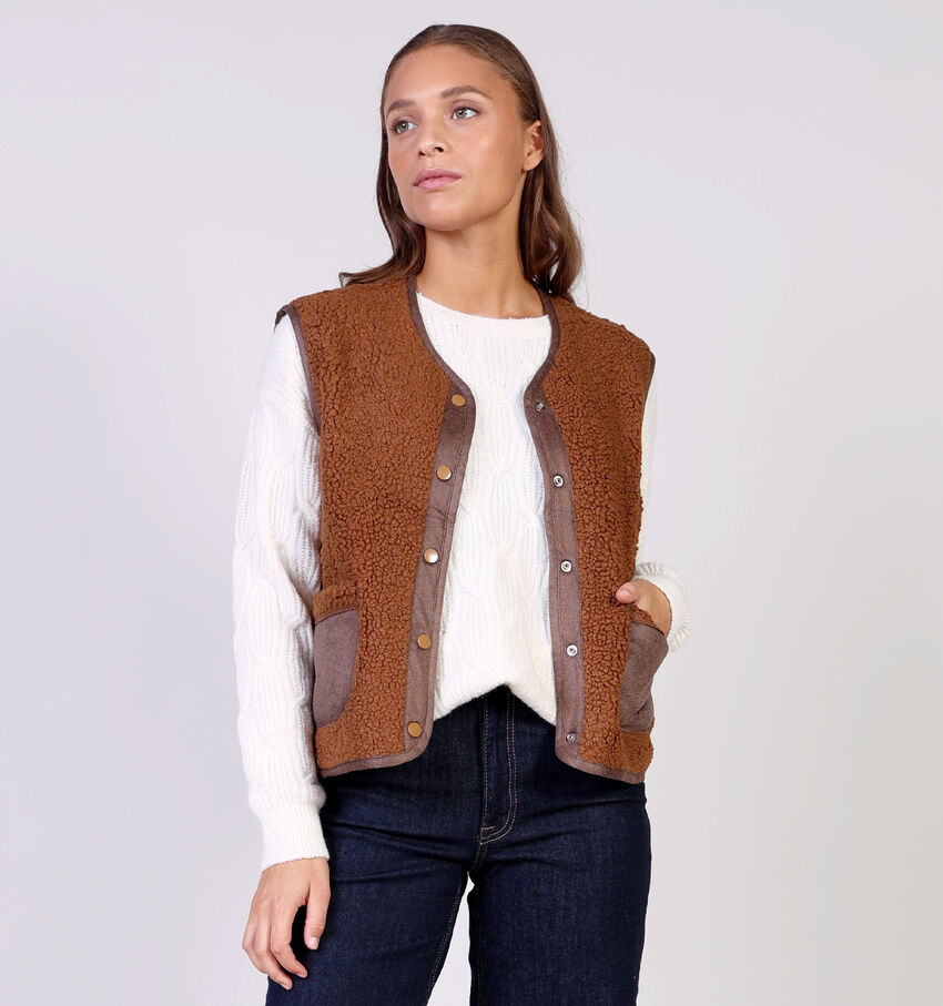 Laurent David Teddy Bruine Bodywarmer