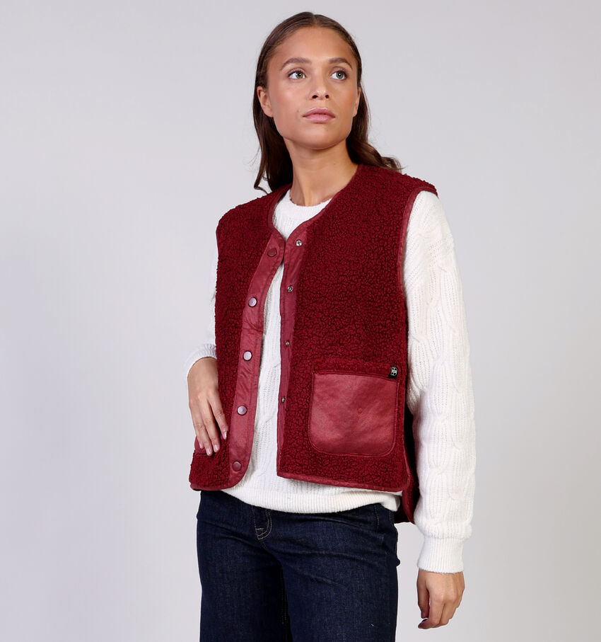 Laurent David Teddy Bordeaux Bodywarmer
