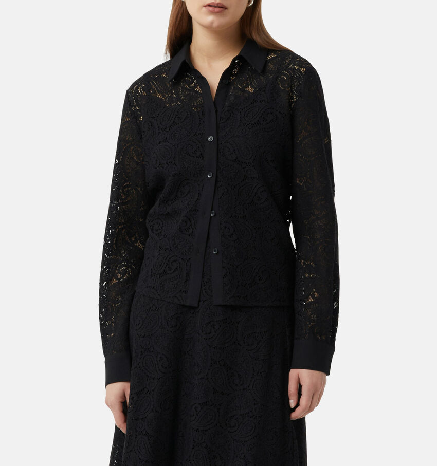 comma Blouse en Noir