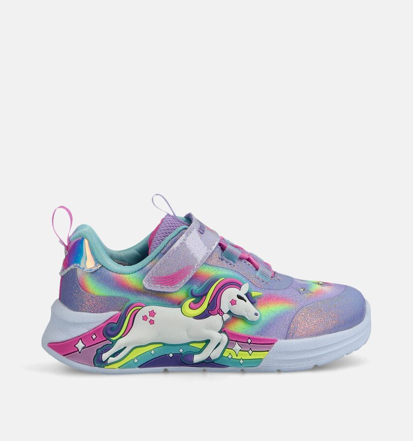 Skechers Unicorn Chaser Paarse Sneakers