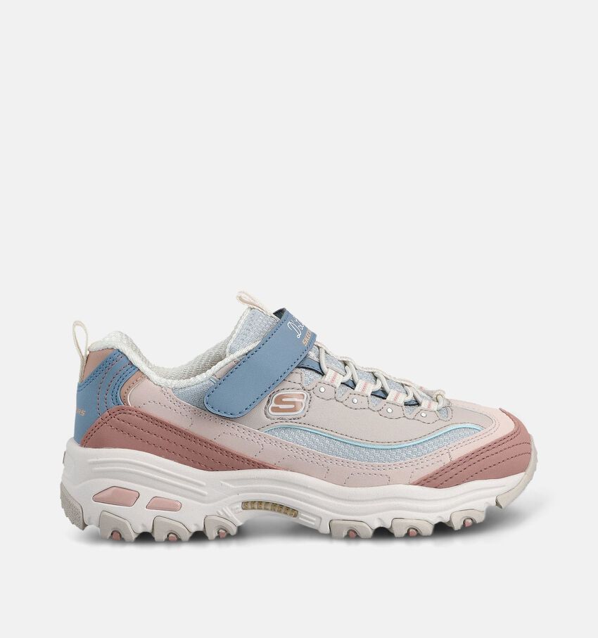 Skechers D'Lites Beige/Roze Sneakers