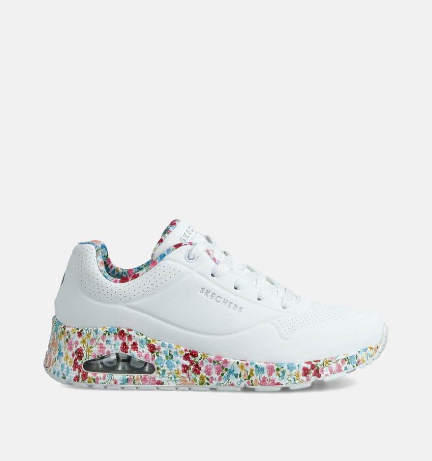 Skechers Uno Majestic Garden Witte Sneakers