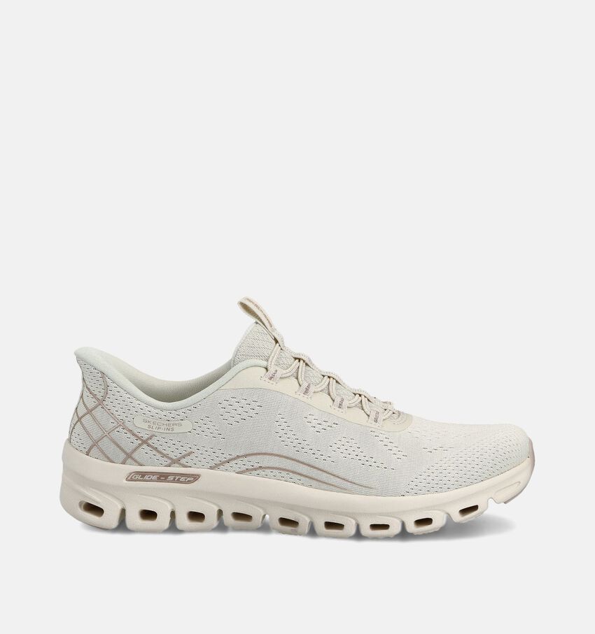 Skechers Glide-Step Elevate Amaze Ecru Sneakers