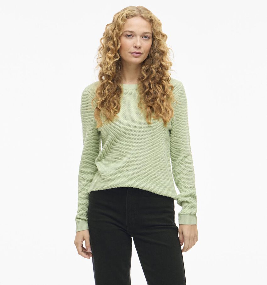 Vila Dalo Pastelgroene Trui