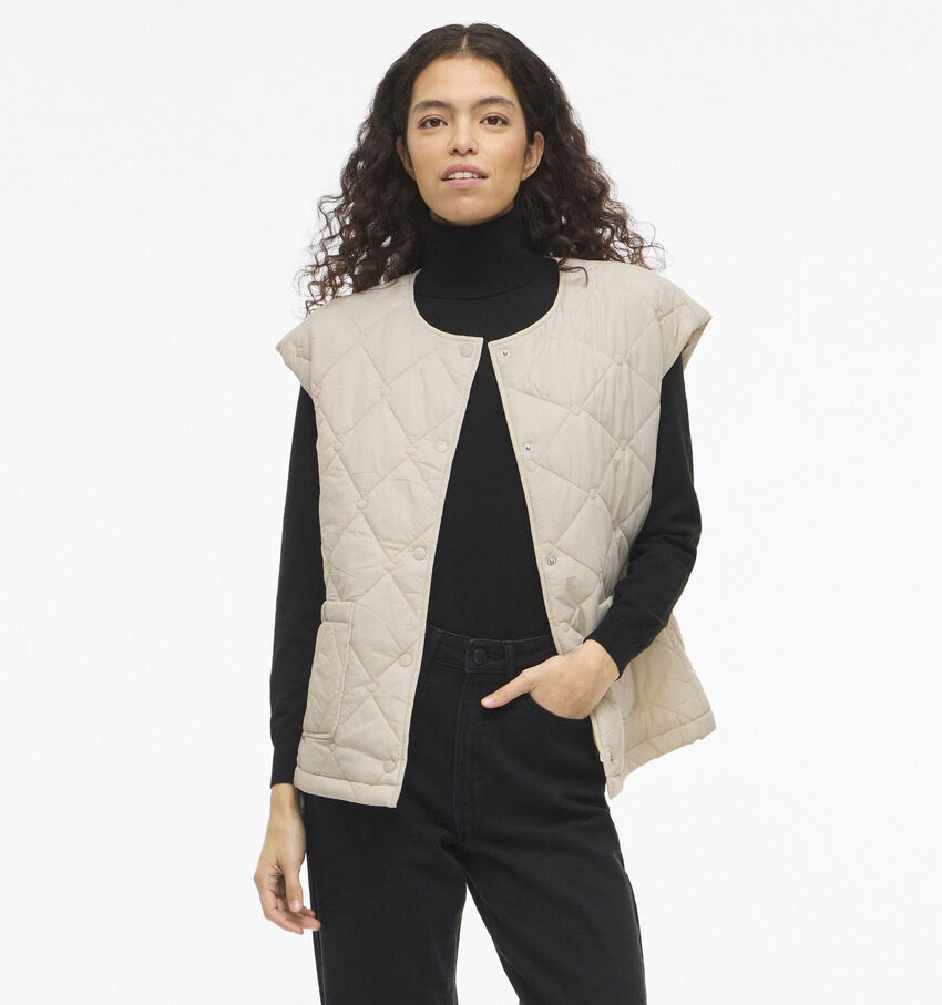 Vila Silla Beige Bodywarmer