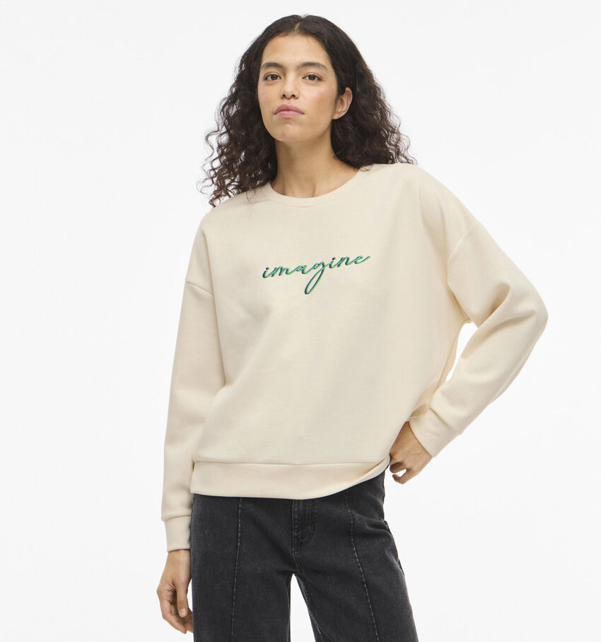 Vila Siffi Imagine Lichtbeige Sweater