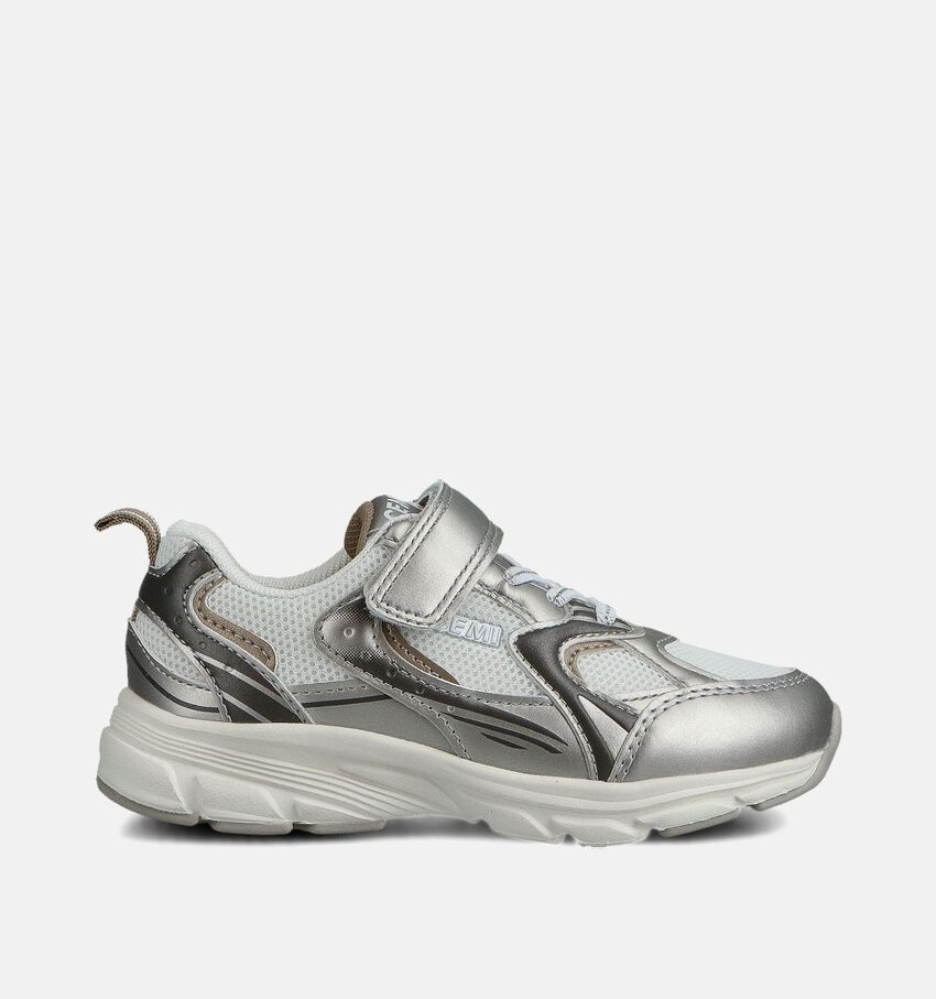 CEMI Zilveren Schoenen met Velcrosluiting