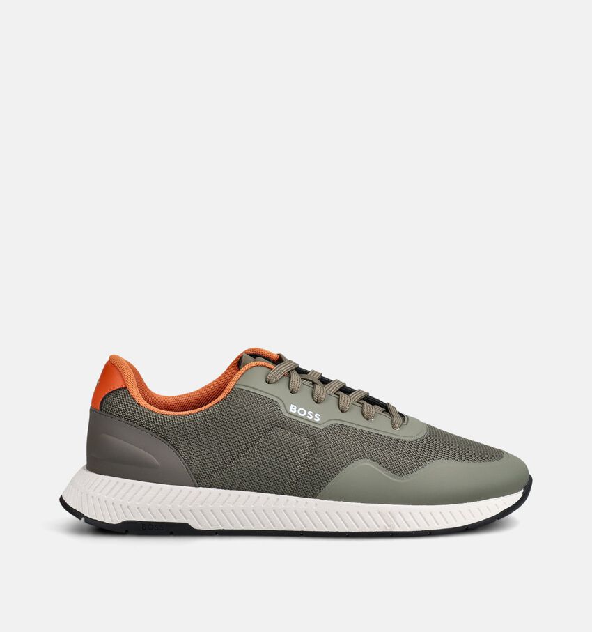 BOSS Titanium Runn Kakigroene Sneakers