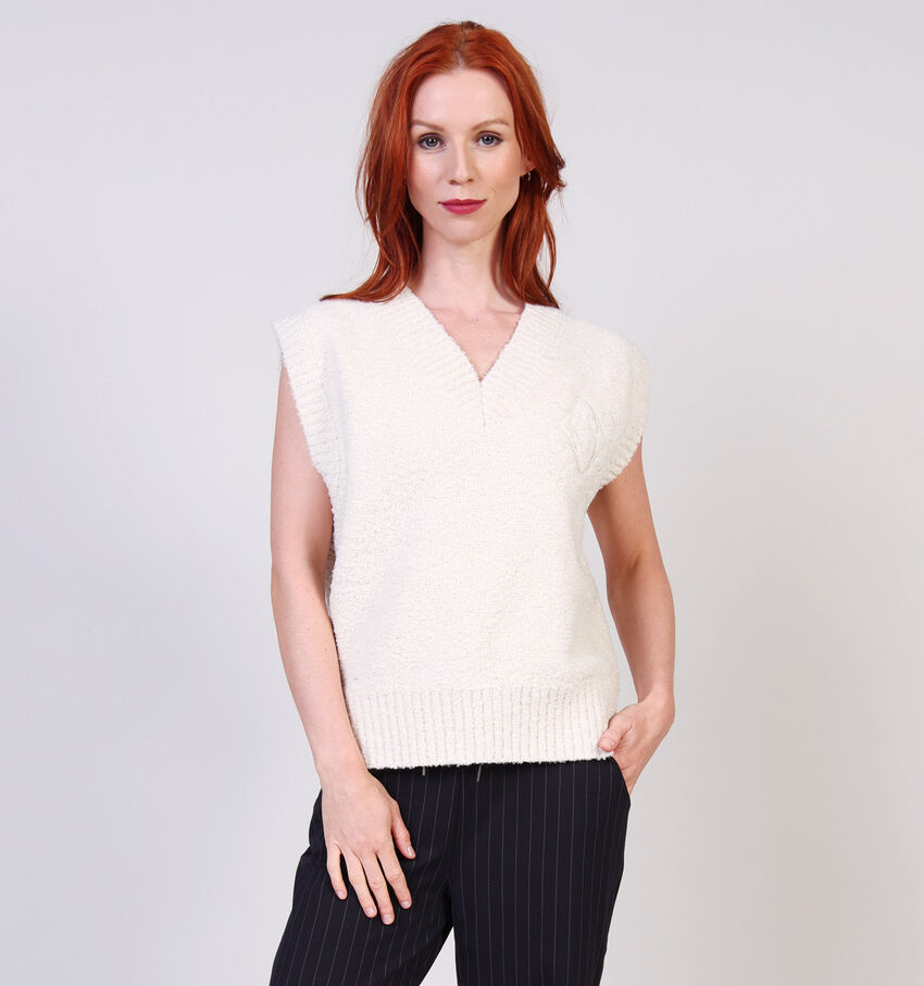Adoré Pull en Blanc