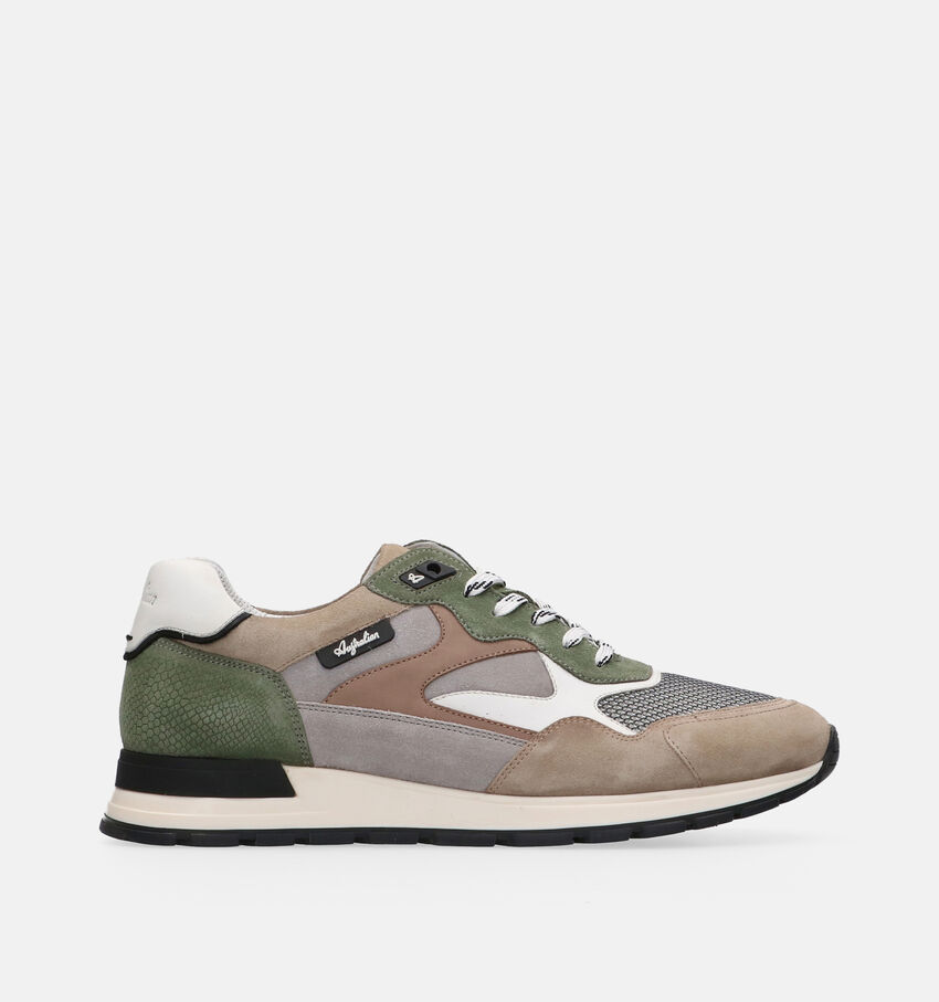 Australian Tiago Groene/Taupe Veterschoenen