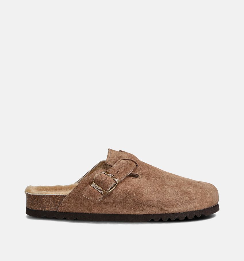 Scholl Olivier Fur Bruine Slippers