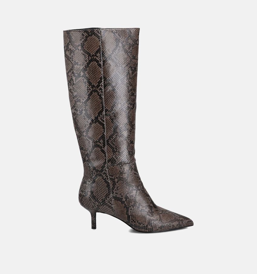 Posh by Poelman Bruine Lange Laarzen