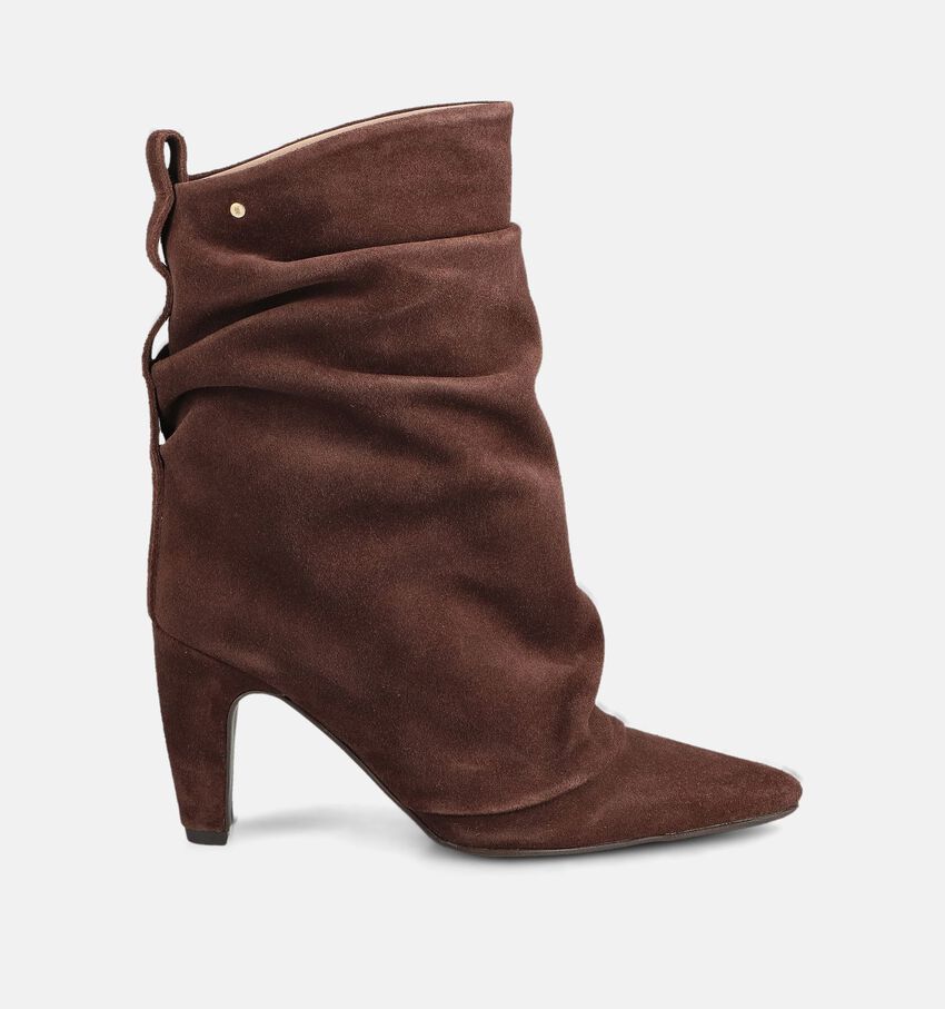 Bronx Jadey Bottes courtes en Brun foncé