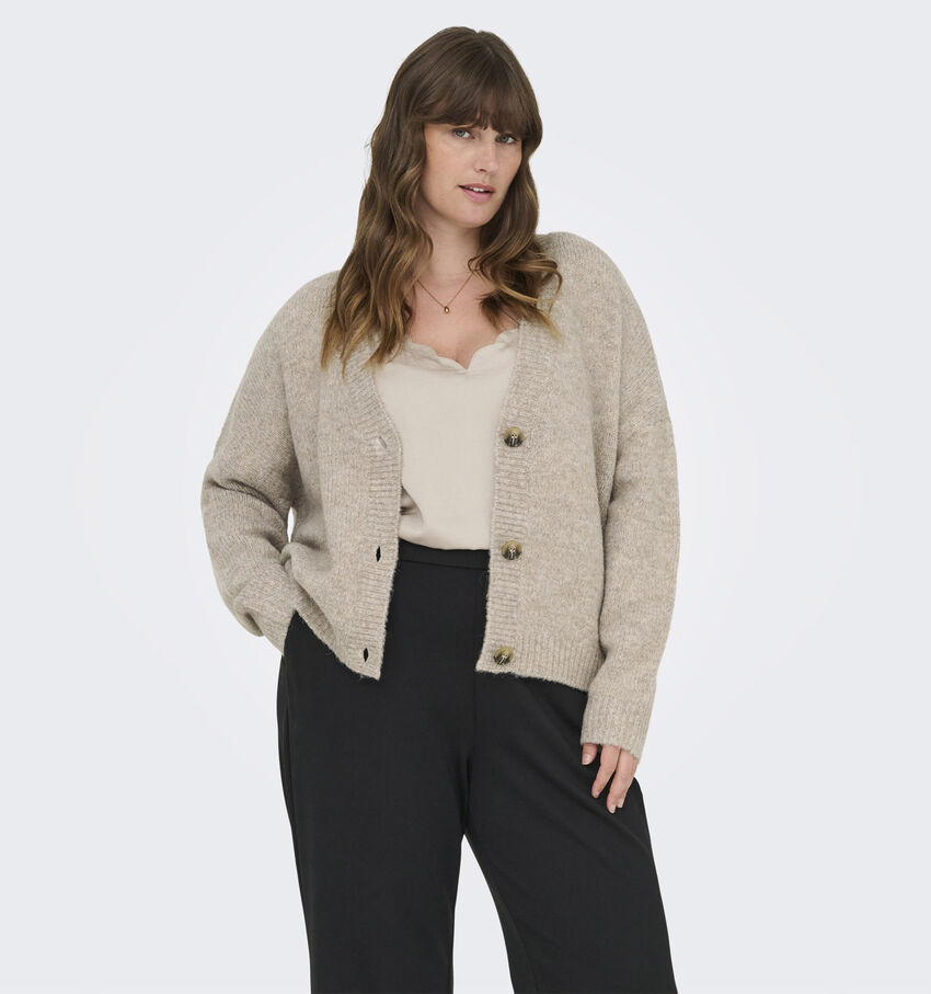 ONLY Carmakoma Zoey Gilet en Beige
