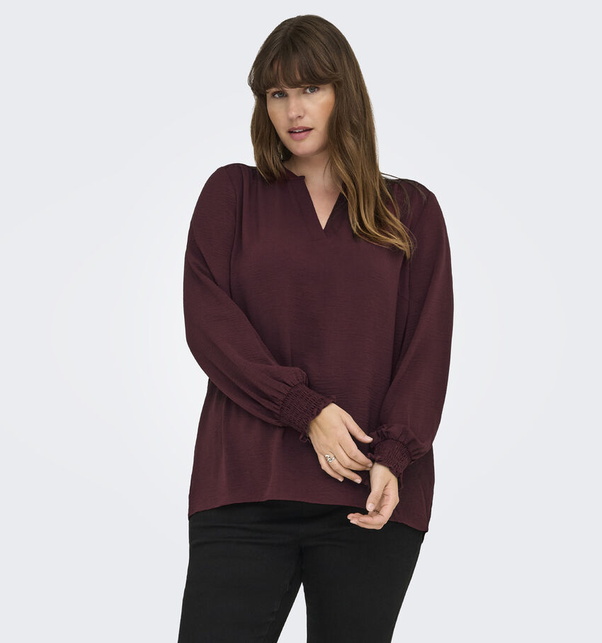 ONLY Carmakoma Bordeaux Blouse