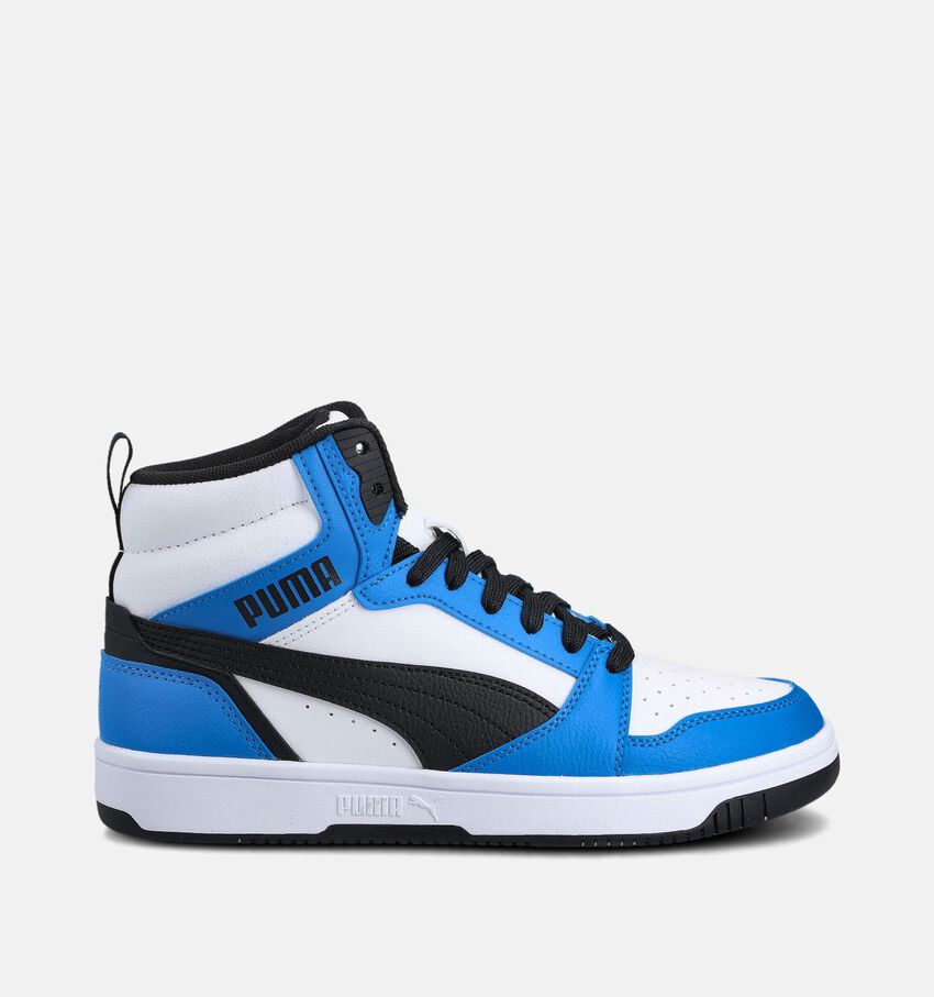 Puma Rebound v6 Blauwe/Witte Sneakers