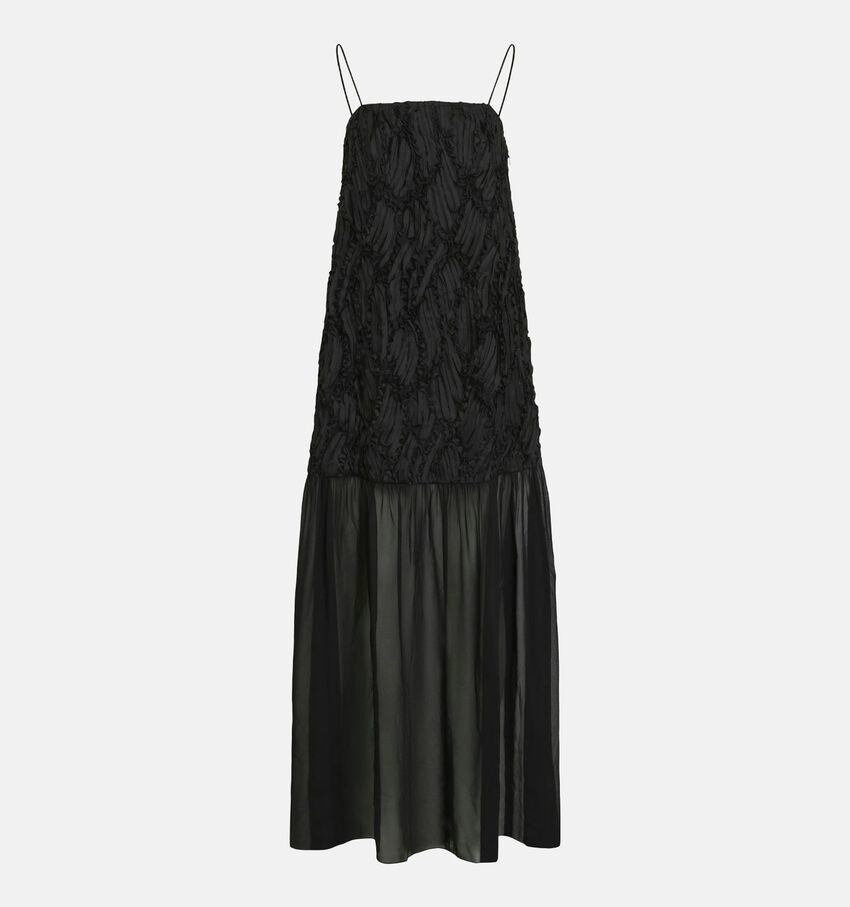 Vila Silla Robe mi-longue en Noir