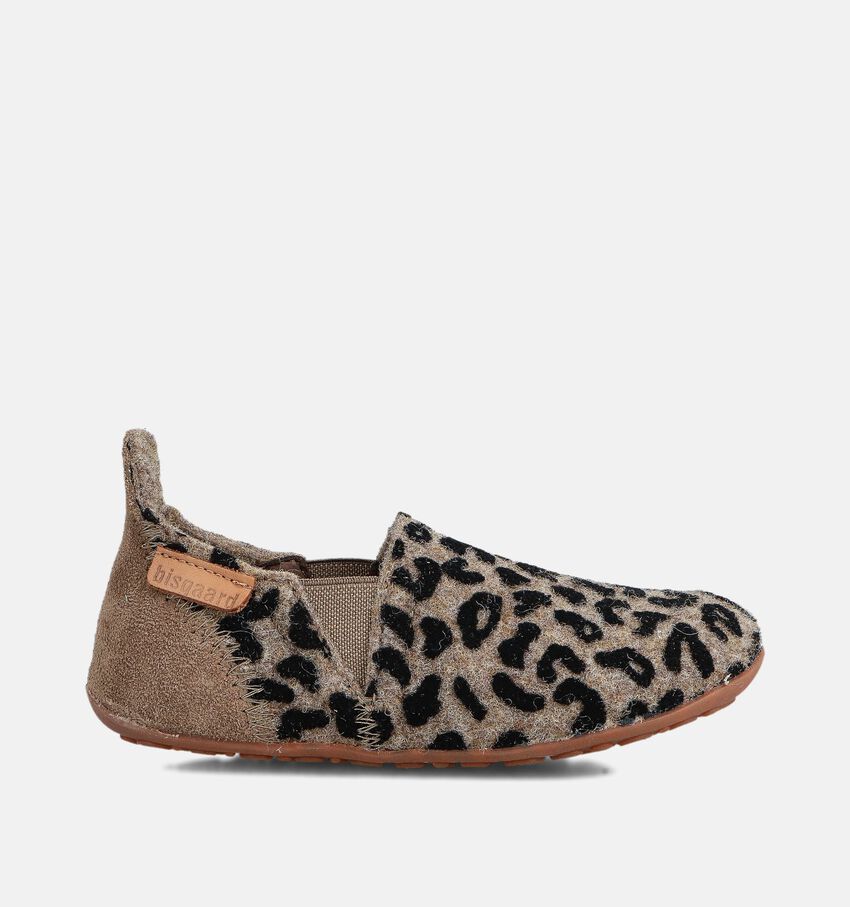Bisgaard Leopard Bruine Pantoffels