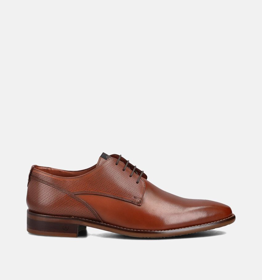 Ambiorix Gabriello Cognac Geklede Veterschoenen