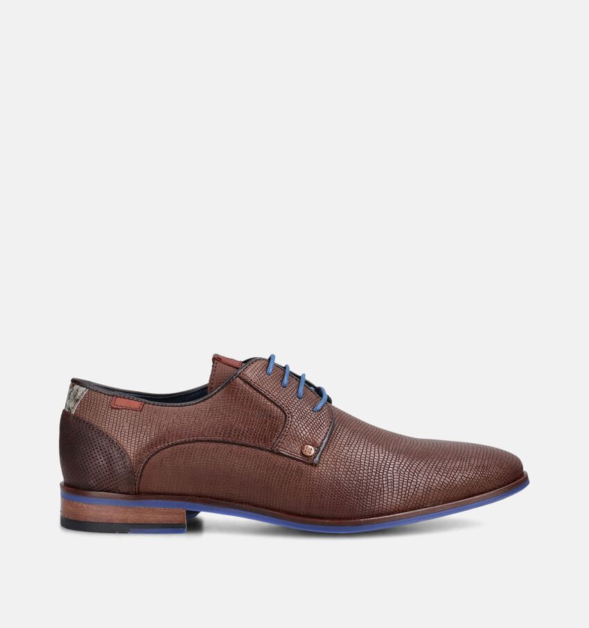 Berkelmans Oulton Bruine Geklede Veterschoenen