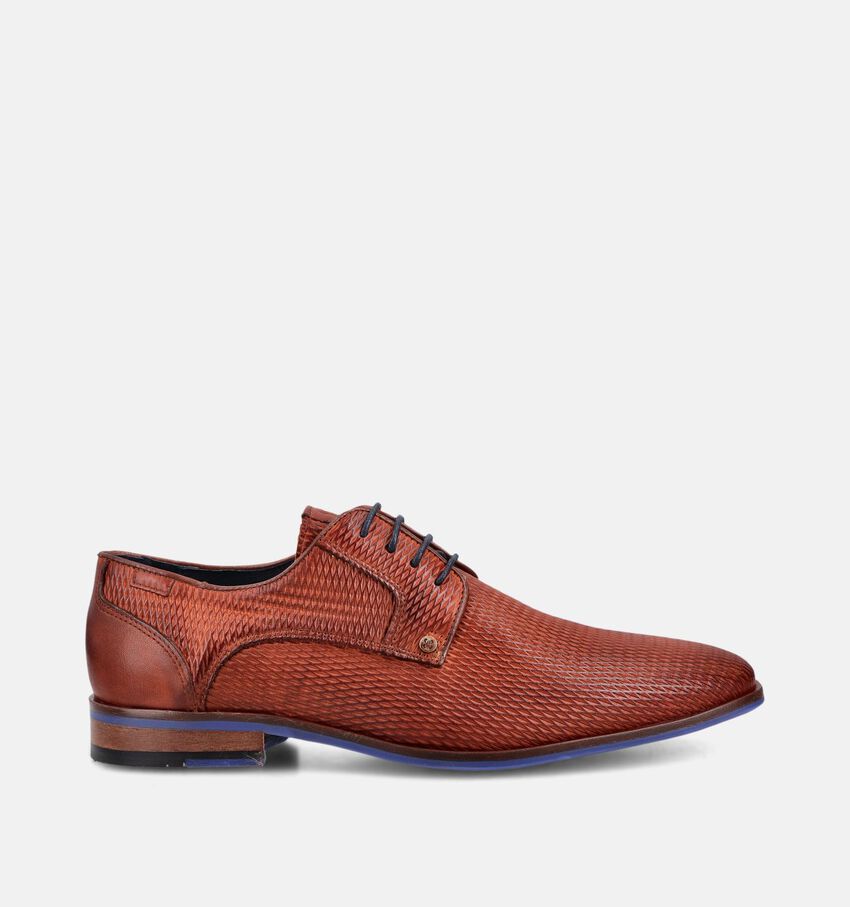 Berkelmans Oulton Cognac Geklede Veterschoenen