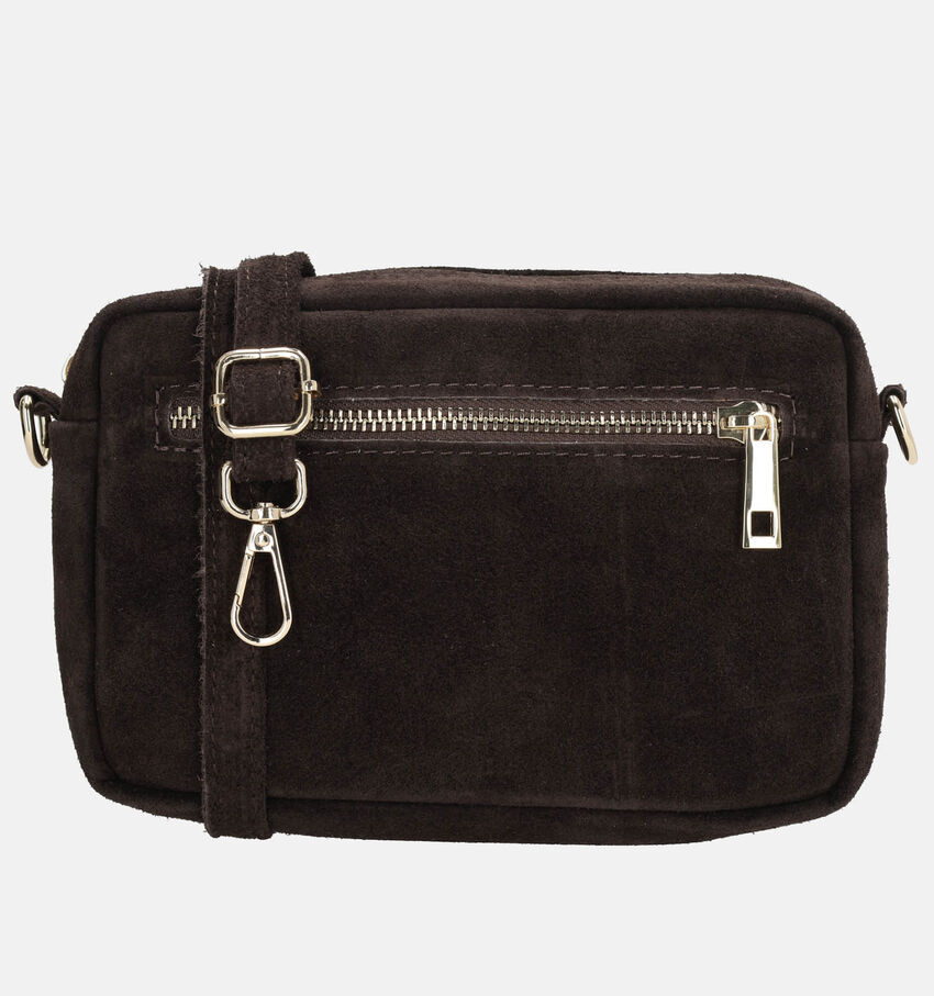 Charm London Donkerbruine Crossbodytas