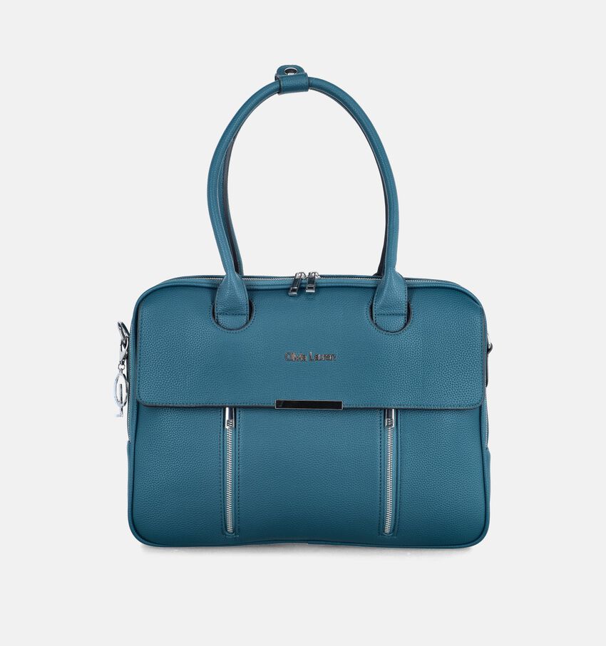 Olivia Lauren Dahlia Turquoise Laptoptas