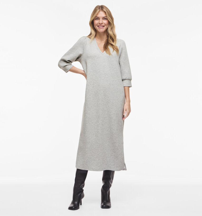 Vila Sif Grijze Lange Jurk