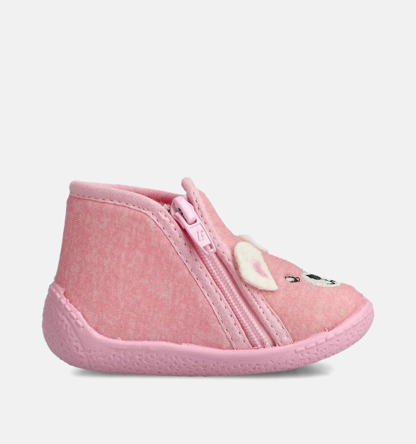 Milo & Mila Bear Roze Pantoffels